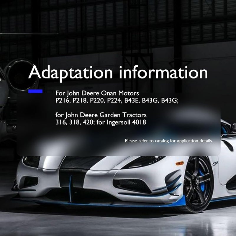 OXCANO Spark Plug Wire Set, Ignition Compatible with John Deere Onan Motors P216 P218 P220 P224 B43E B43G B43G, John Deere Garden Tractors 316 318 420, Ingersoll 4018 - Image 4